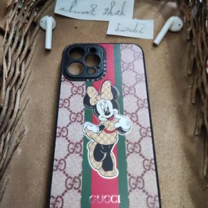 b6d1d75c-6935-4447-9052-1fbdc12553c1 قاب موبایل iphone 12 pro max طرح دار GUCCI میکی موز
