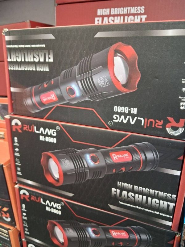 2f51053c-dc98-4012-9426-f76e1495b8b2 چراغ قوه حرفه ای RuiLang مدل RL-B600