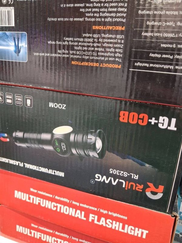 3427c26a-86c8-484c-a453-784528a6db0d چراغ قوه حرفه ای چند کاره مدل RuiLang مدل RL-S2305